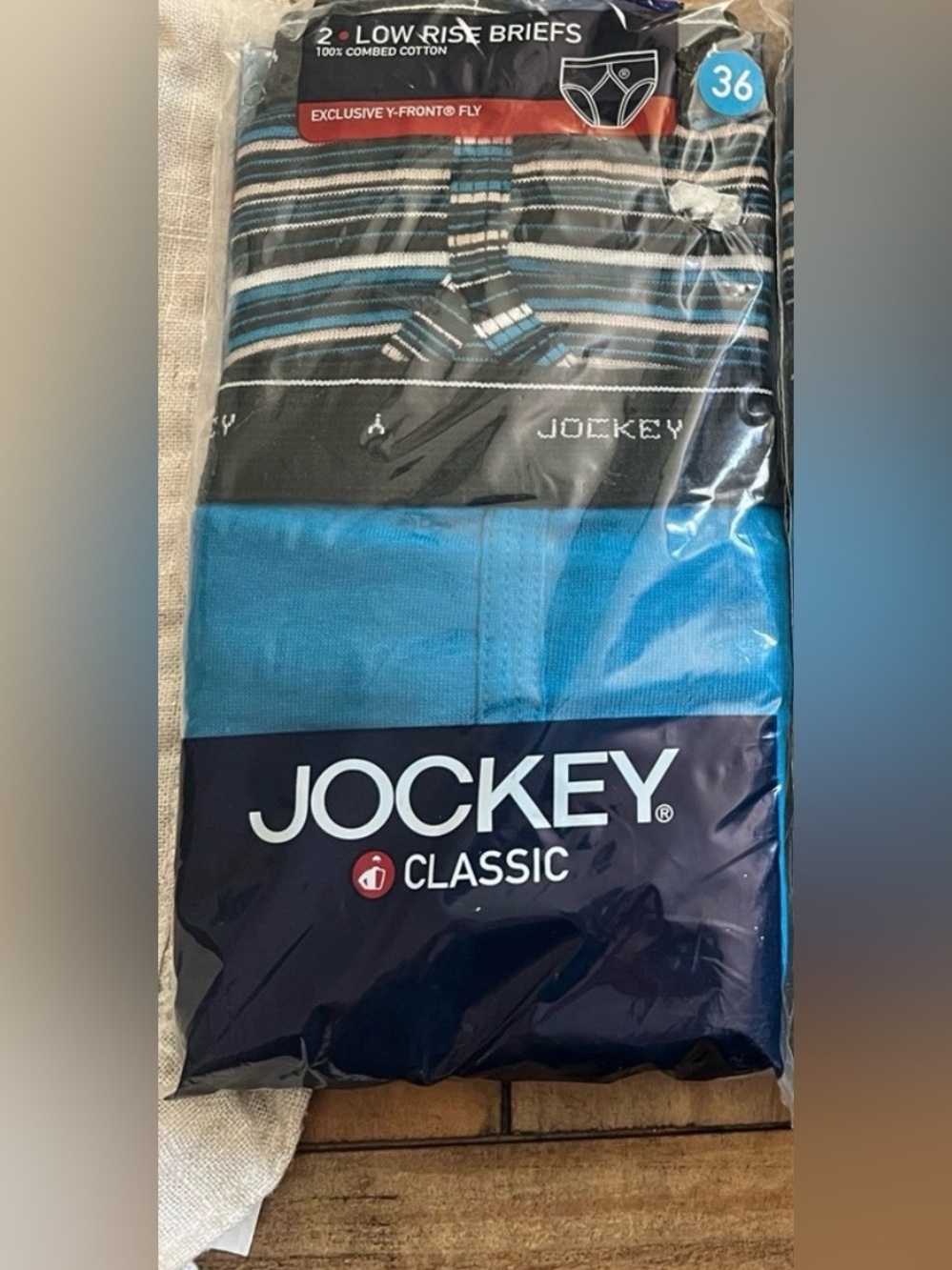 NWT Jockey Classic Men's Briefs - 36